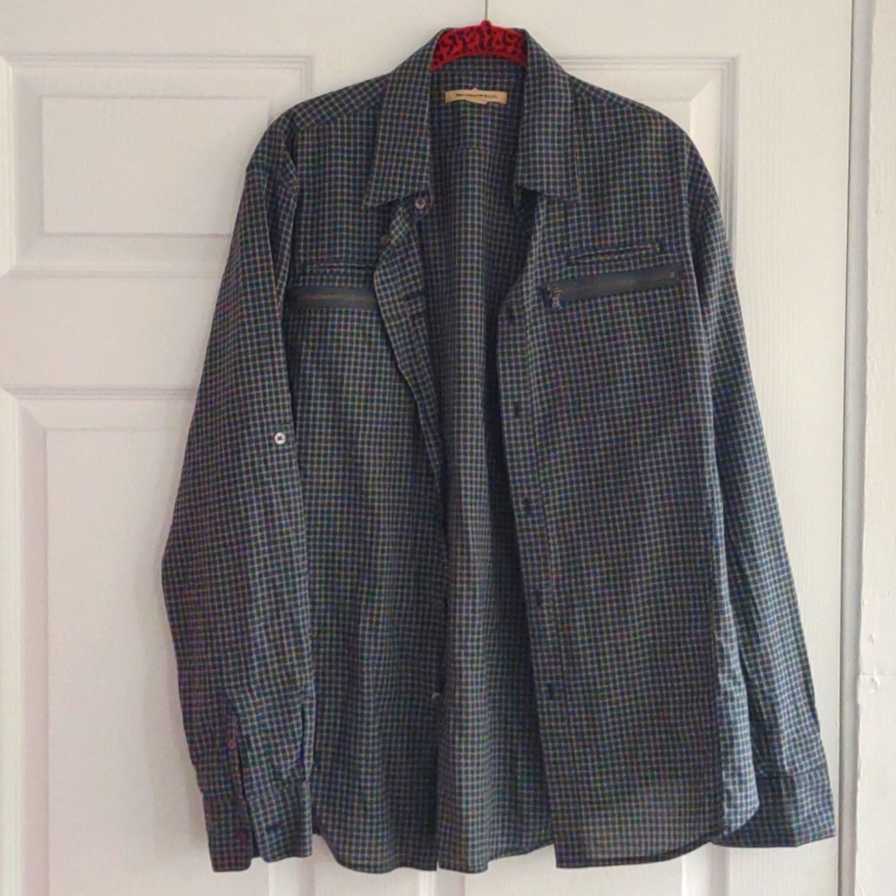 (Men) John Varvatos Cotton Shirts